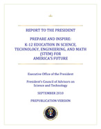 PCAST STEM Education Report